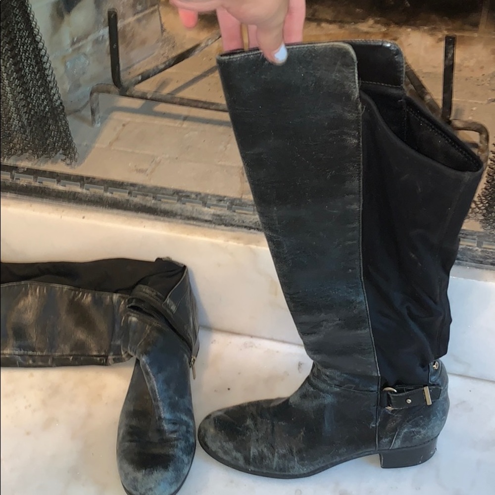 Black boots